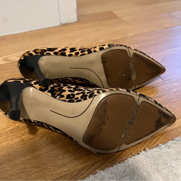 Nine West Leopard Print Heels - Picture 5 of 5